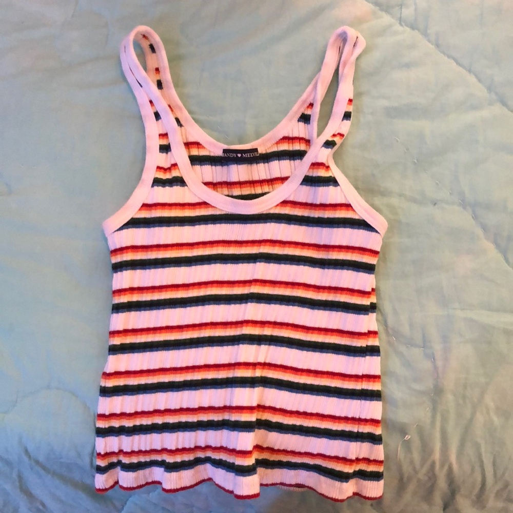 brandy melville rainbow tank